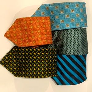 Luxury Ermenegildo Zegna  Five Tie Bundle